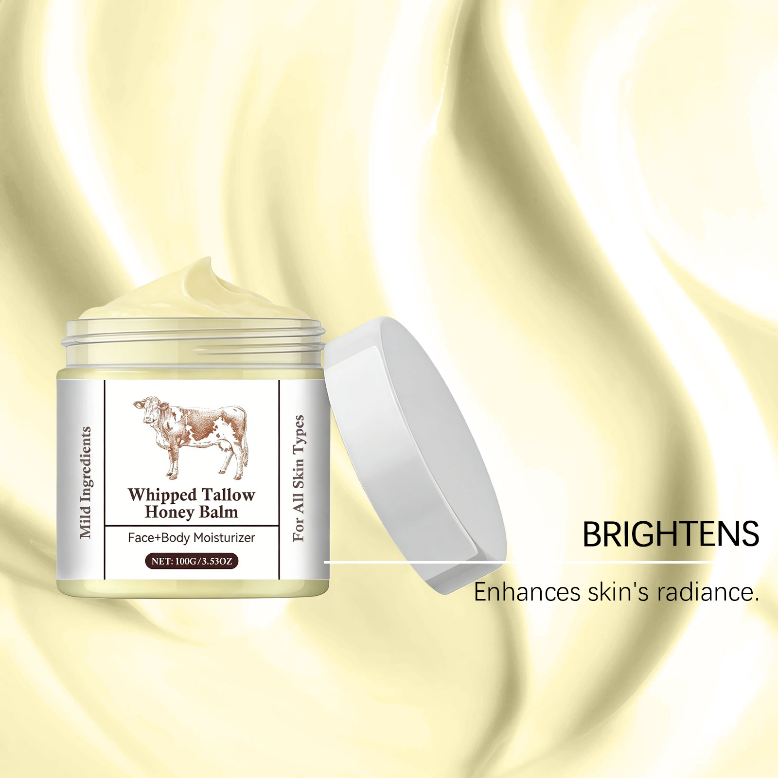 Honey Butter Moisturizing Cream Deep Hydrating Lock Water Smooth Soft Nourish Skin Elastic Body Lotion