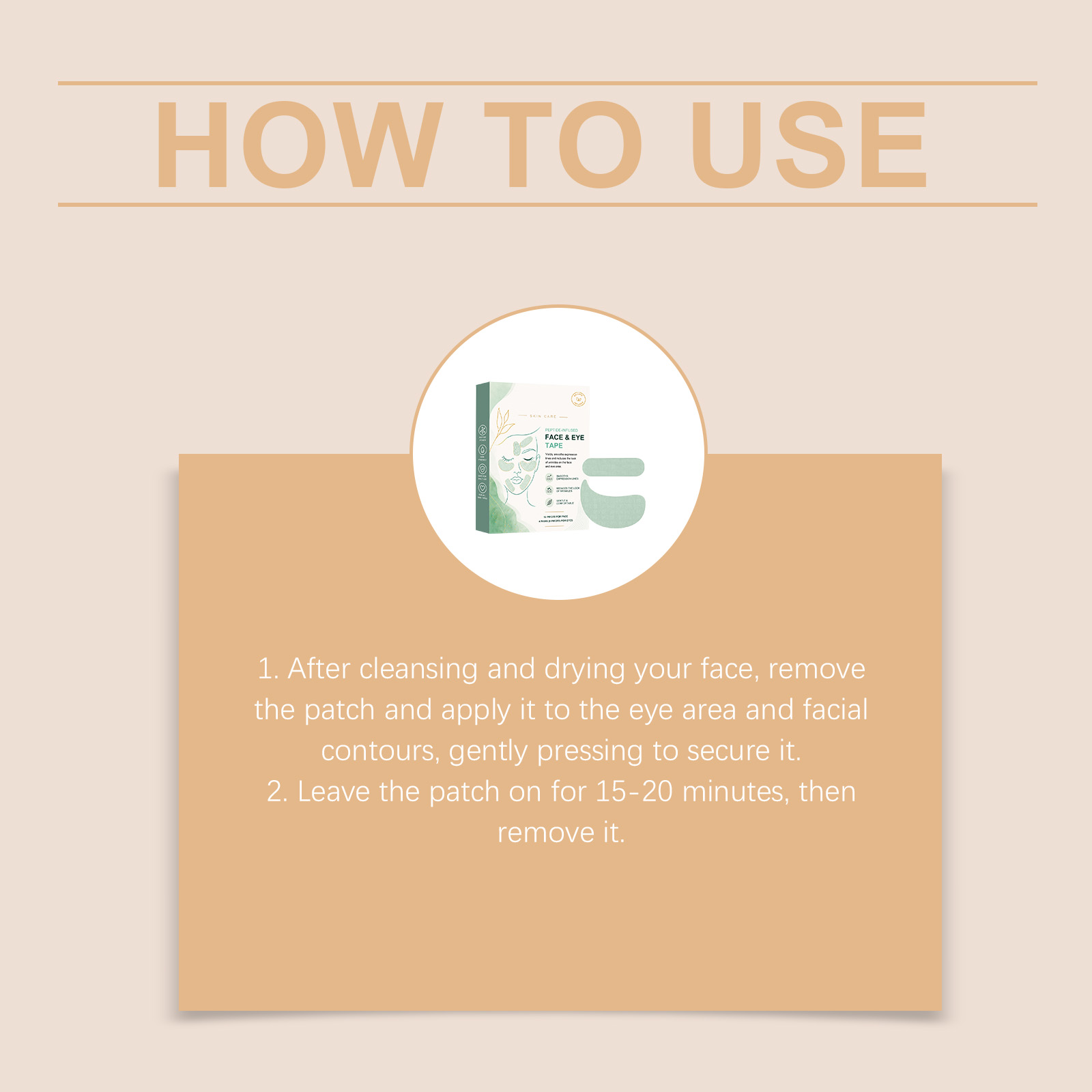 Facial Care Patch Deep Nourishing Skin Treatment For Daily Household Facial Beauty Maintenance Care