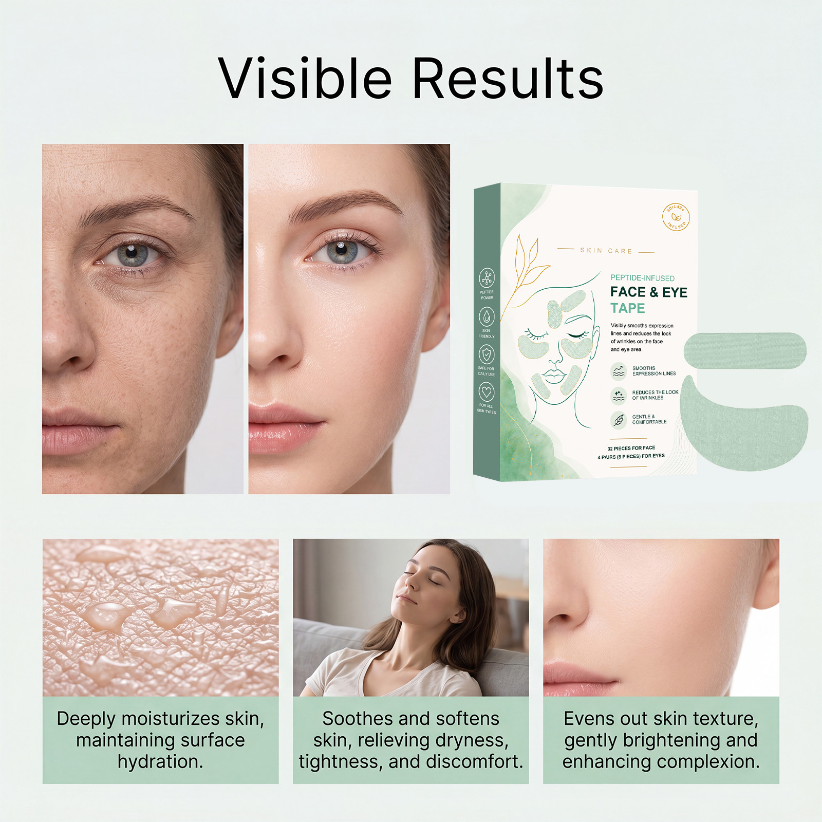 Facial Care Patch Deep Nourishing Skin Treatment For Daily Household Facial Beauty Maintenance Care