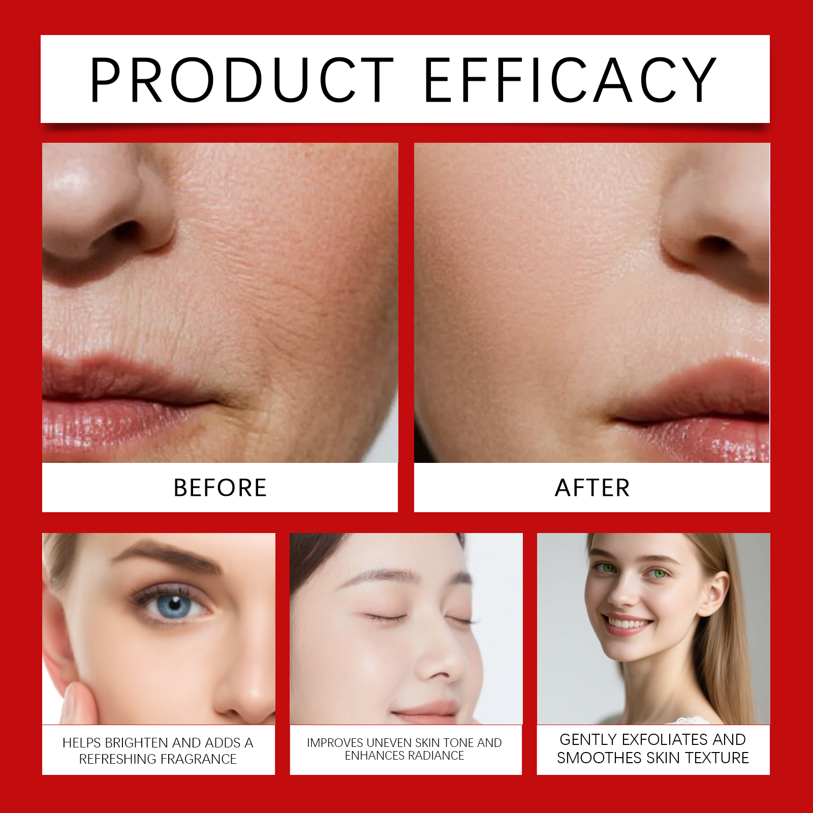 Strawberry Body Cream Soft Hydrating Bright Smooth Delicate Refreshing Comfort Daily Skin Care Lotion