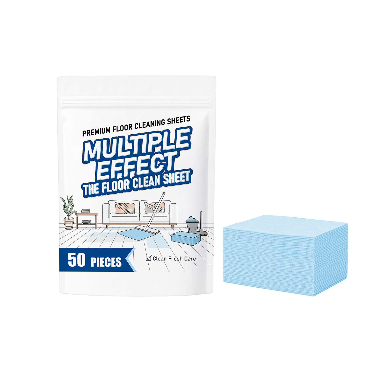 Multi Effect Floor Cleaning Tablets Household General Decontamination Deodorization Tile Daily Mopping Convenient Cleaner