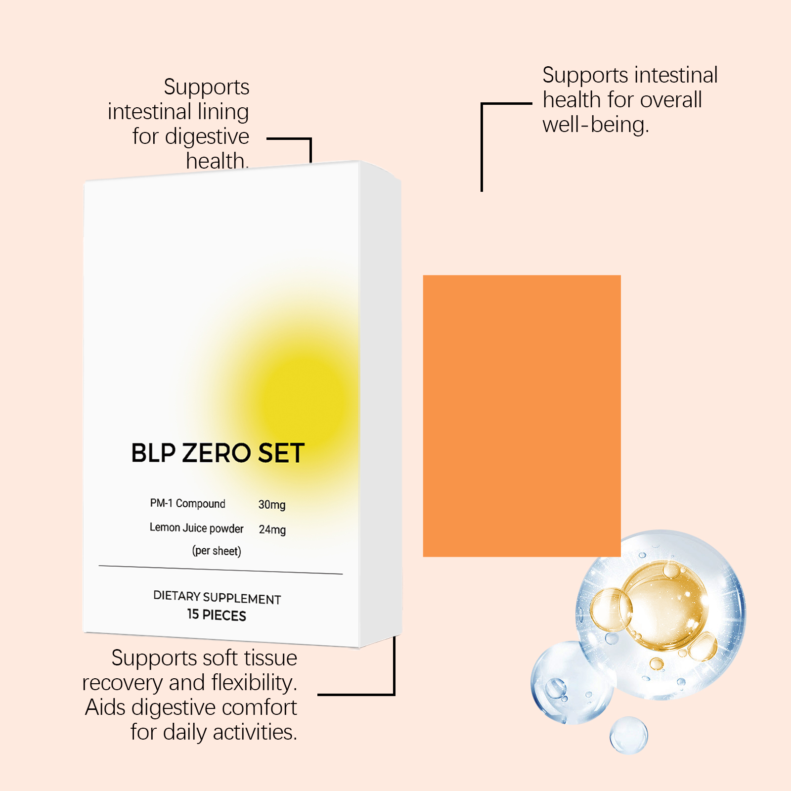 Body Care Oral Lozenges Daily Nourishment Vitality Boost Gentle Dietary Supplement