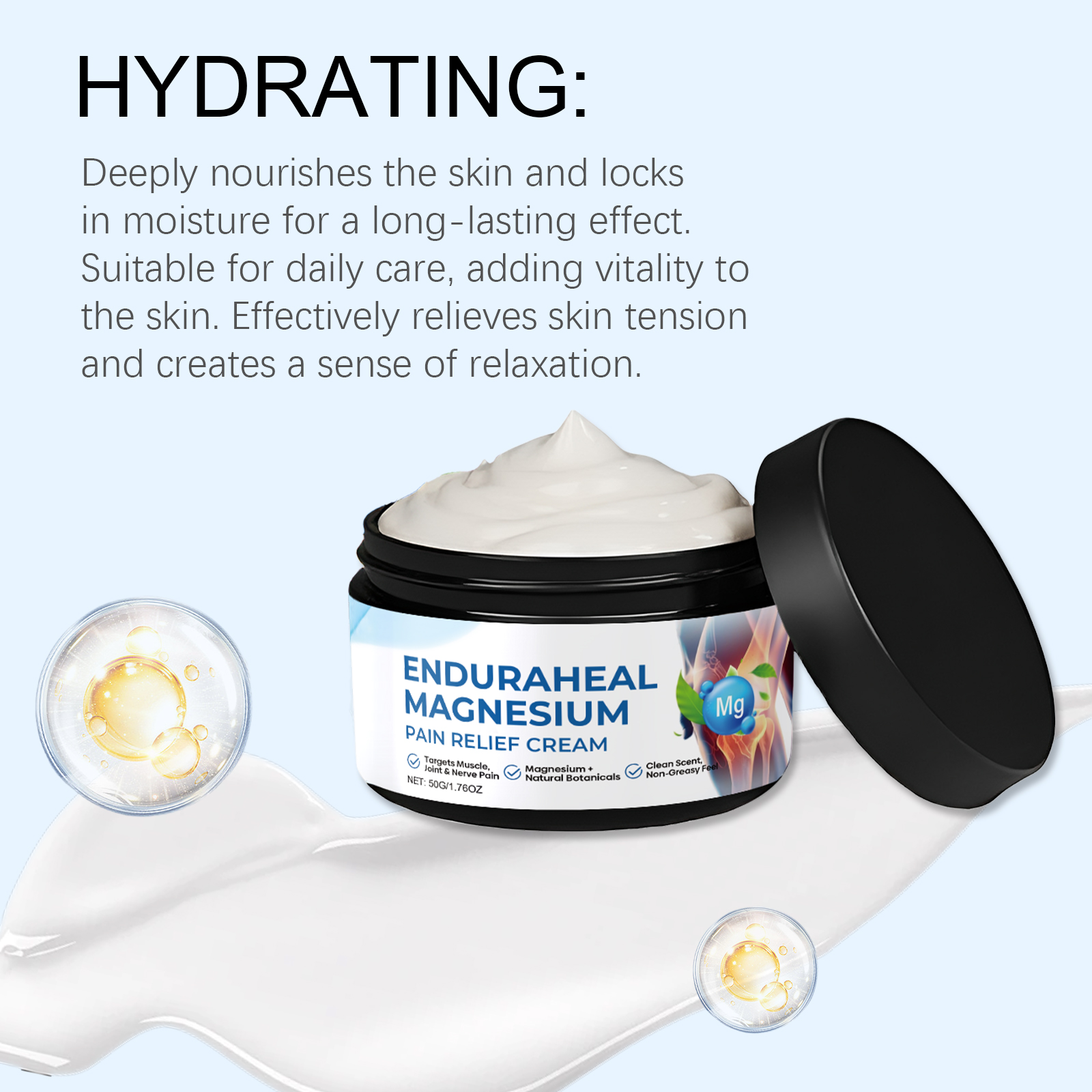 Joint Care Magnesium Cream Daily Nourishing Body Joint External Comfort Massage Smear Care Ointment