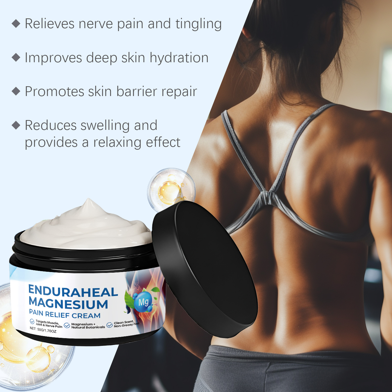 Joint Care Magnesium Cream Daily Nourishing Body Joint External Comfort Massage Smear Care Ointment