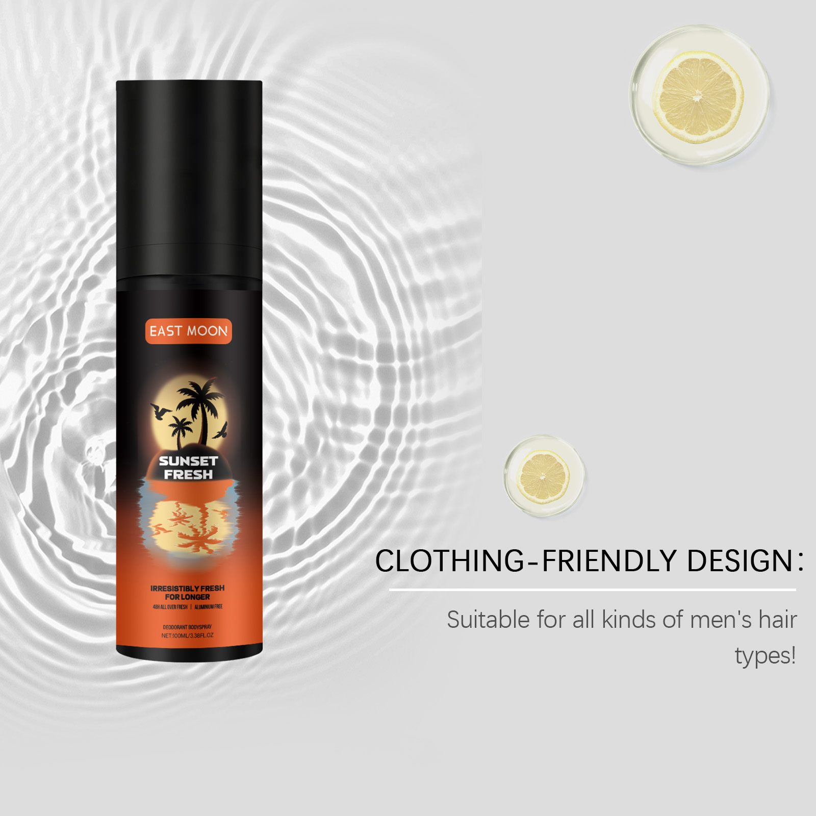 Men Fruit Fragrance Care Spray For Men Summer Fresh Cover Sweat Odor Long Lasting Fragrance