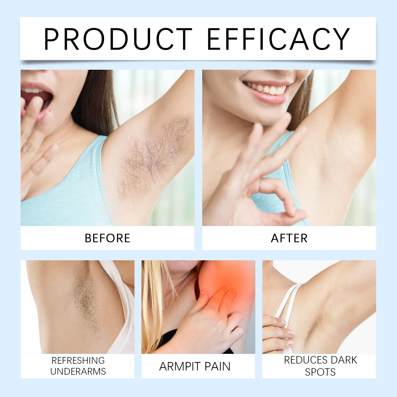 Underarm After Shave Soothing Roller Mild Clean Armpit Moisturize Soothe Skin Essence
