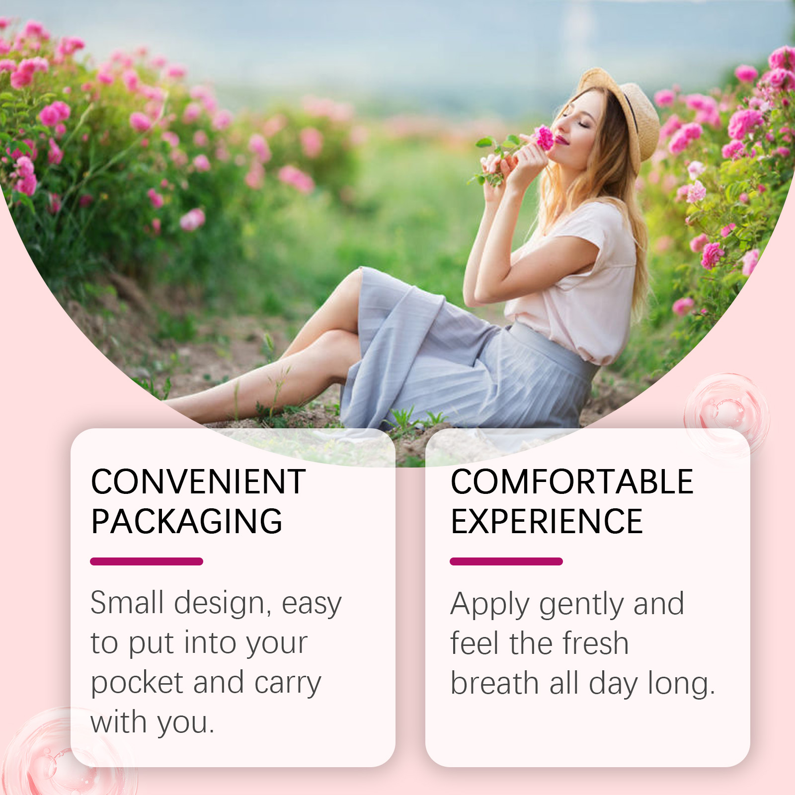 Women Solid Light Balm Elegant Smooth Fresh Long Lasting Portable Fragrance For Couple Dating