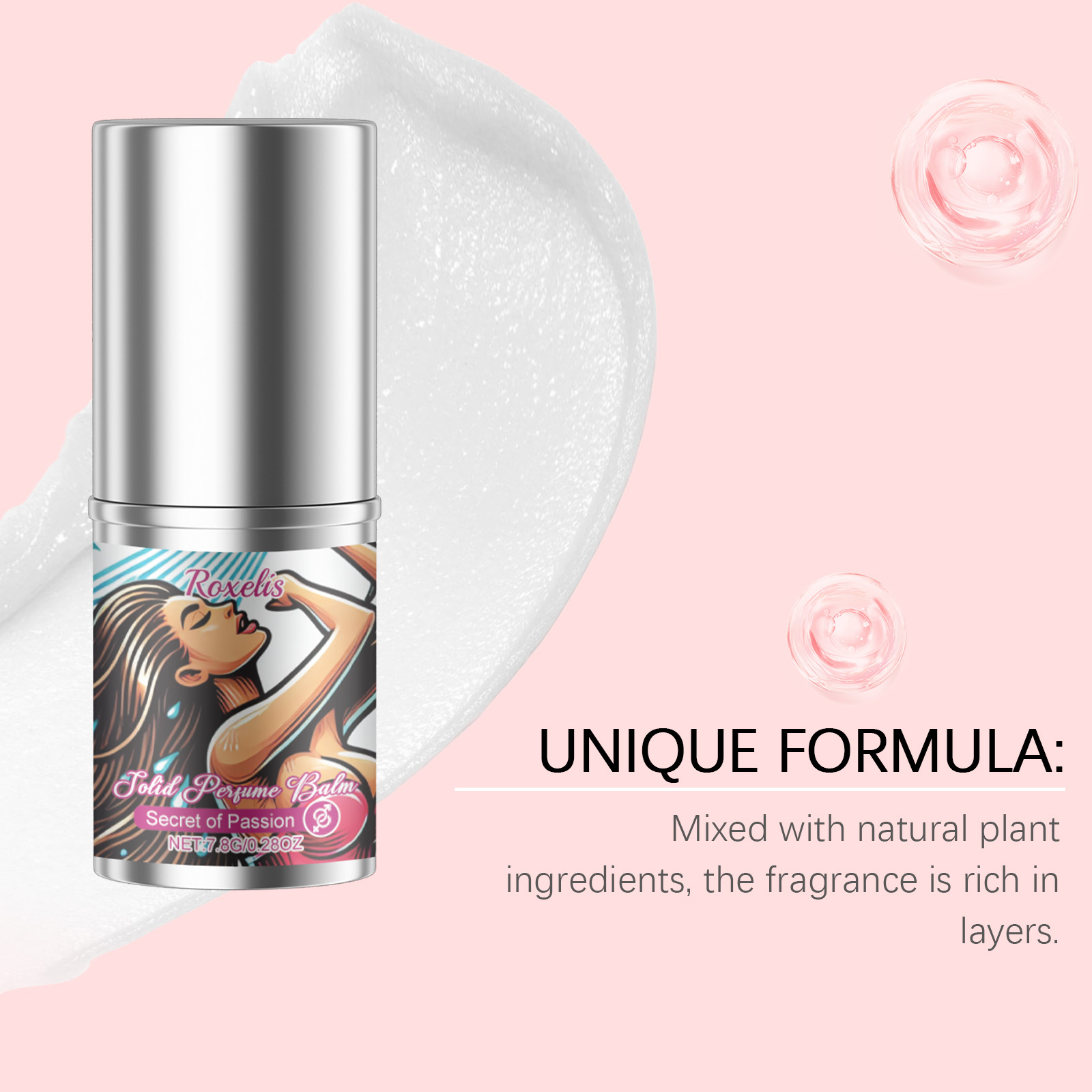 Women Solid Light Balm Elegant Smooth Fresh Long Lasting Portable Fragrance For Couple Dating