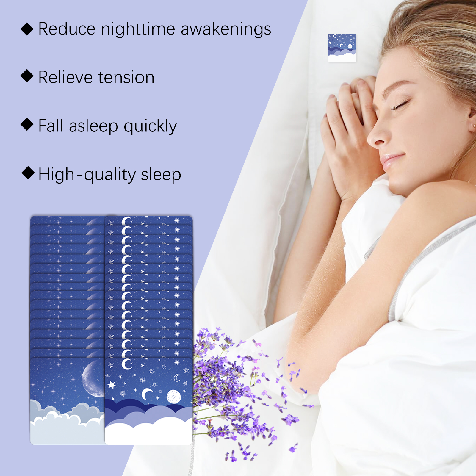 Sleep Patch Nighttime Relaxation Herbal Aromatherapy For Stress Relief Comfort And Calm Daily Use 1 PCS
