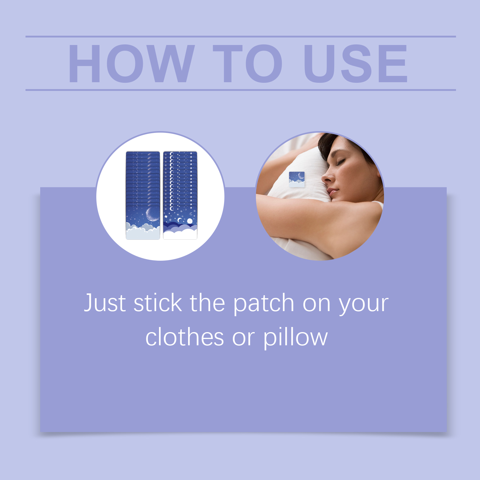 Sleep Patch Nighttime Relaxation Herbal Aromatherapy For Stress Relief Comfort And Calm Daily Use 1 PCS