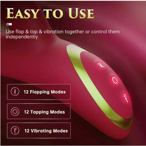 Rabbit Vibrator 4in1 Vibrating Dildo G spot Clitoris Sex Toy for Women