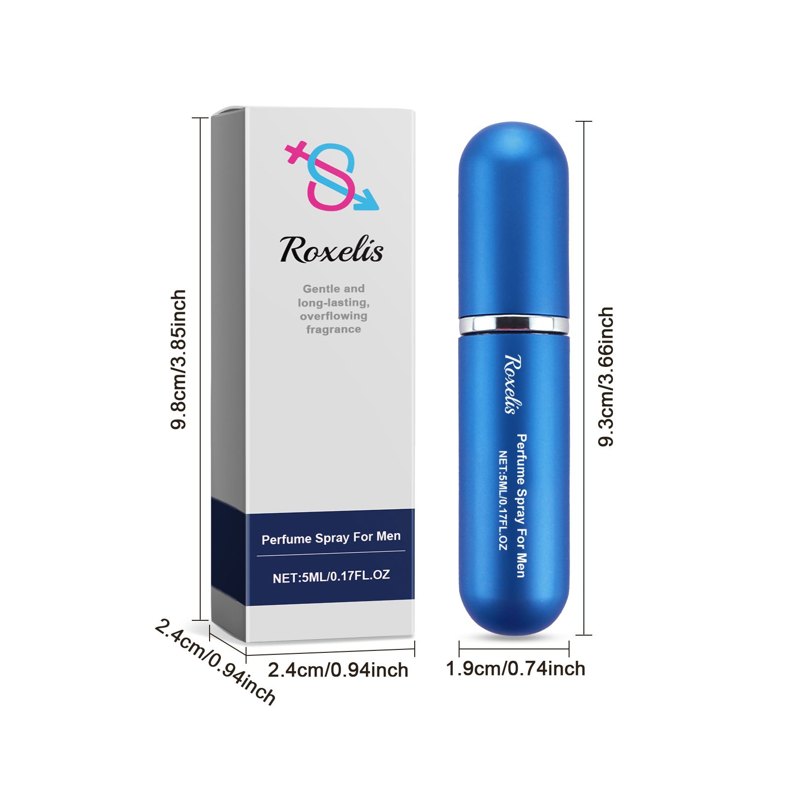 Men Perfume Spray Long Lasting Fresh Scent Portable Cologne For Daily Wear
