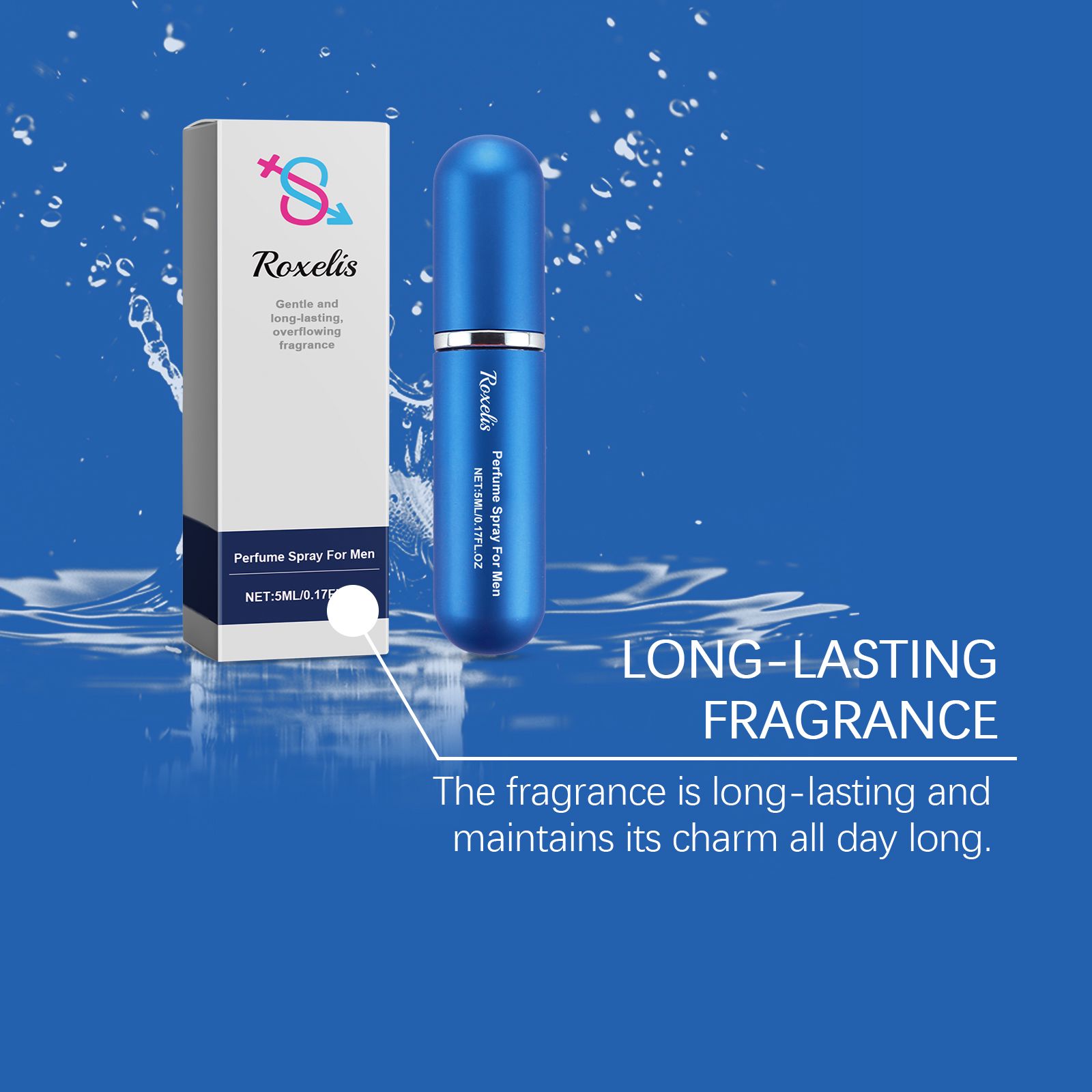 Men Perfume Spray Long Lasting Fresh Scent Portable Cologne For Daily Wear