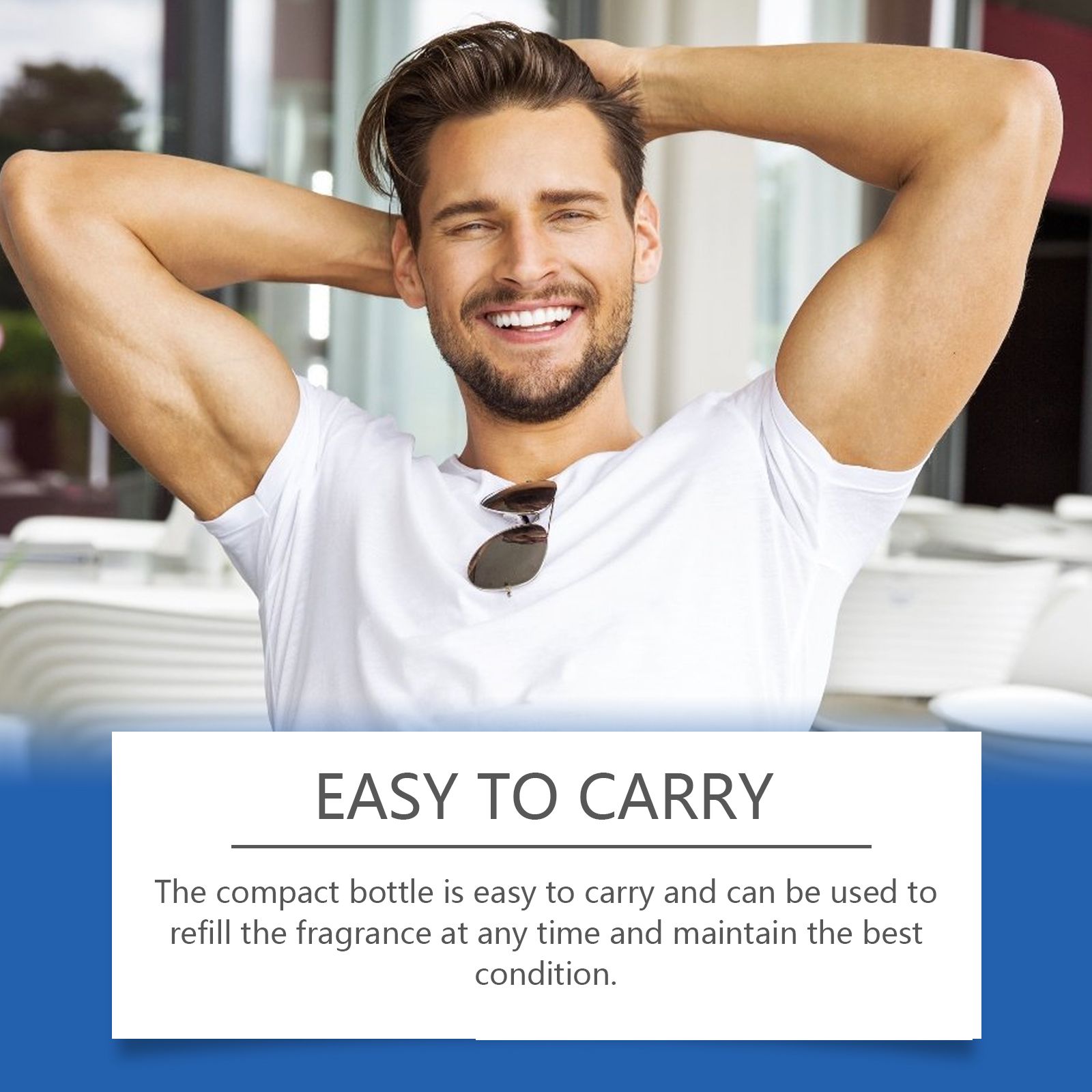 Men Perfume Spray Long Lasting Fresh Scent Portable Cologne For Daily Wear