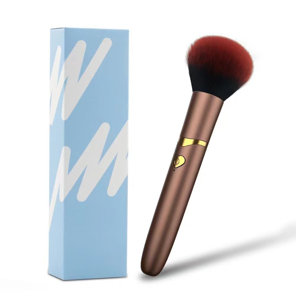 (Black) Sex Toys for Women Insertable Masturbator Adult Toys Female Vibrator Wand Strong Vibration Makeup Brush Design Dildo Bullet Vibrator Rechargeable