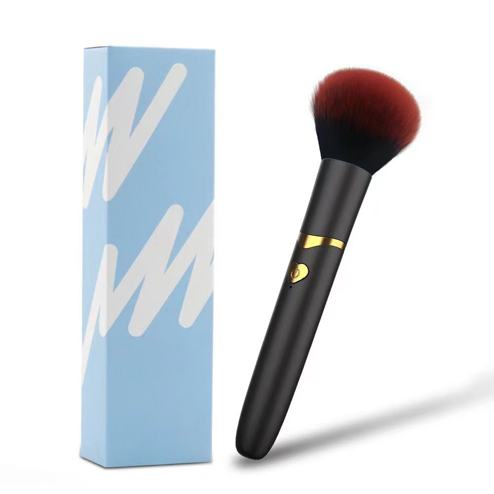 (Black) Sex Toys for Women Insertable Masturbator Adult Toys Female Vibrator Wand Strong Vibration Makeup Brush Design Dildo Bullet Vibrator Rechargeable