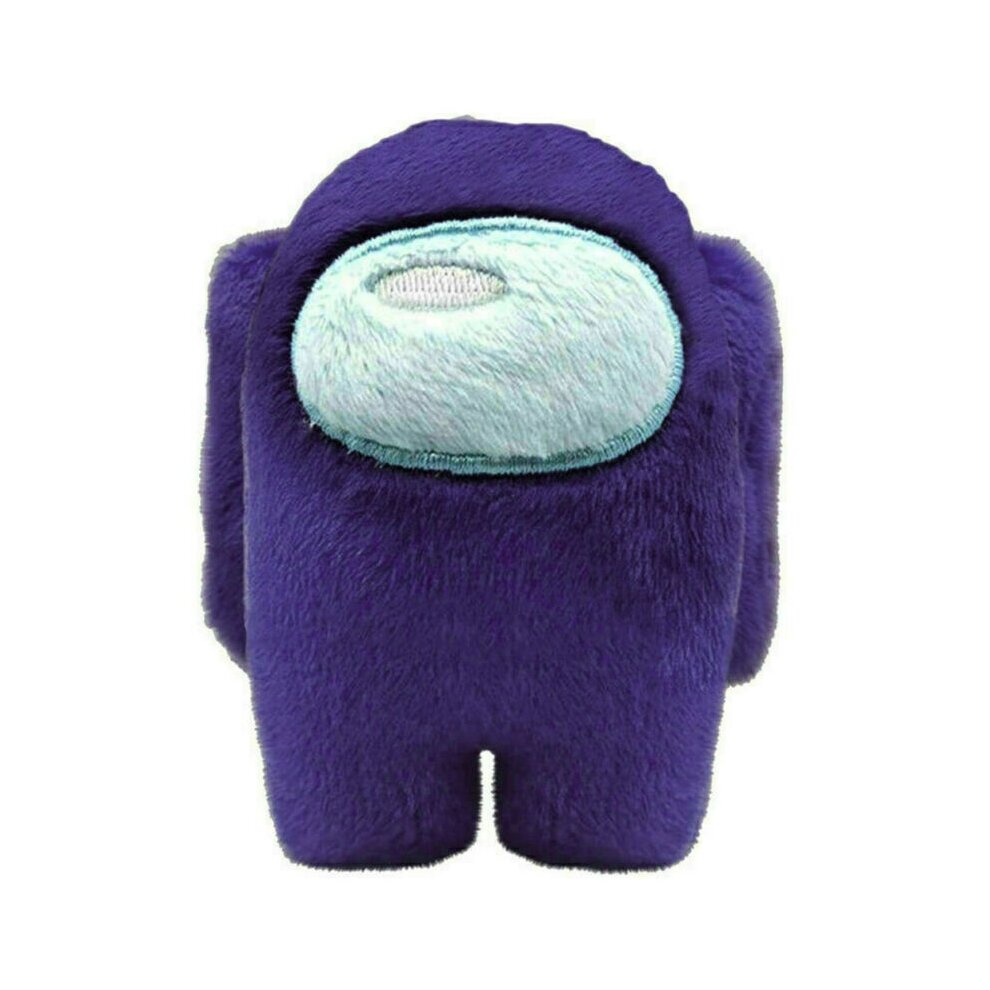 (Purple) Among Us Stuffed Toy Soft Plush Crewmate Figure Imposter Plushies Kids Gift