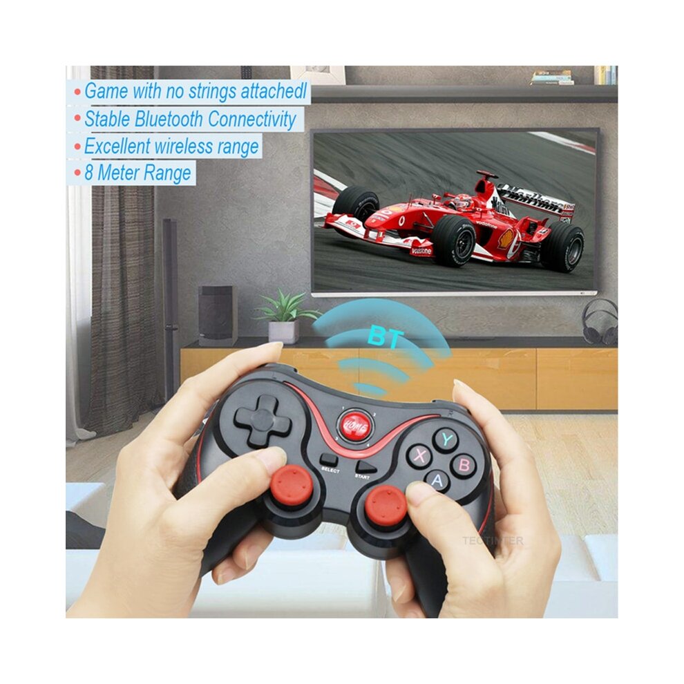 (T3 controller, China) Terios T3 X3 Wireless Joystick Gamepad PC Game Controller Support