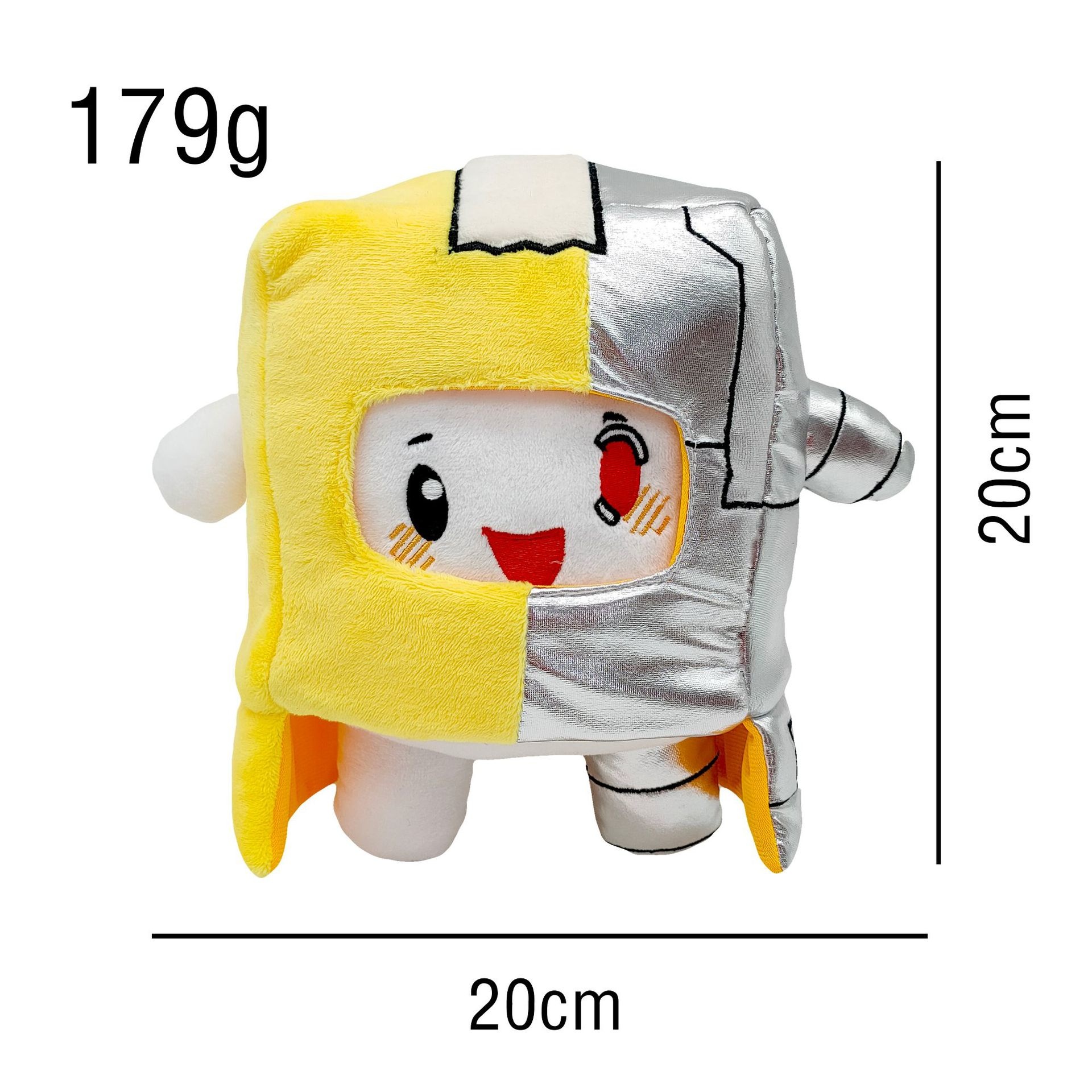 (Robot 35cm) Lankybox Plush Toys Mechanical Toy Thicc Shark Boxy Robots Dolls Cyborg Plush Toys, Cute Detachable Stuffed Figure, Soft Stuffed Pillow Gifts for Fans