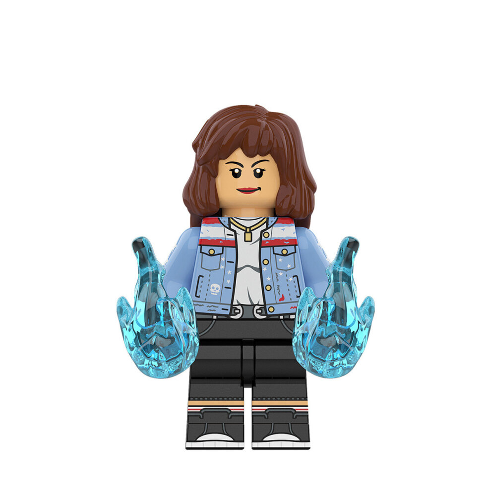Minifigures Fit Lego Zombie Doctor Strange Mordo Scarlet Witch Miss America Building Block Building Bricks with Accessories Set of 8Pcs Collections Action Figures Gift for Kids