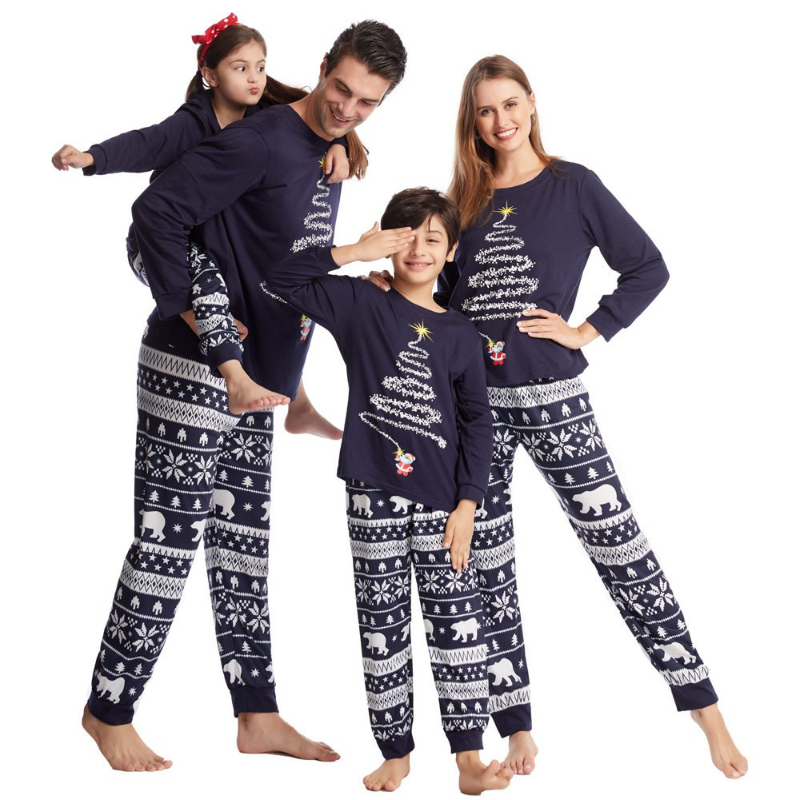 (2T Kids) Christmas Family Pyjamas Set Matching Christmas Pajamas for Women Men Kids Baby Red Plaid Xmas PJs Holiday Nightwear Sleepwear Loungerwear Matching Outfits Pajamas Sets Merry Christmas Homewear
