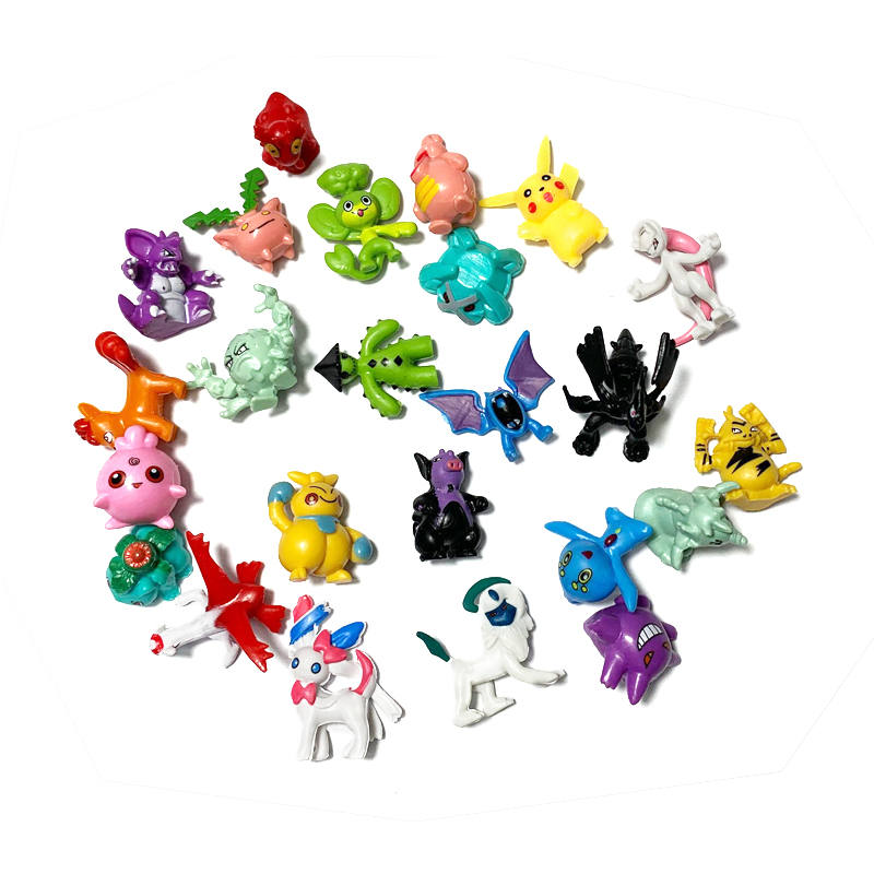 Christmas Advent Calendar Blind Box 24 PCS Pokemon Pikachu Elf Anime Figures Children Cartoon Toys Party Favor Countdown Calendar Toy for Girls Boys Xmas Gifts