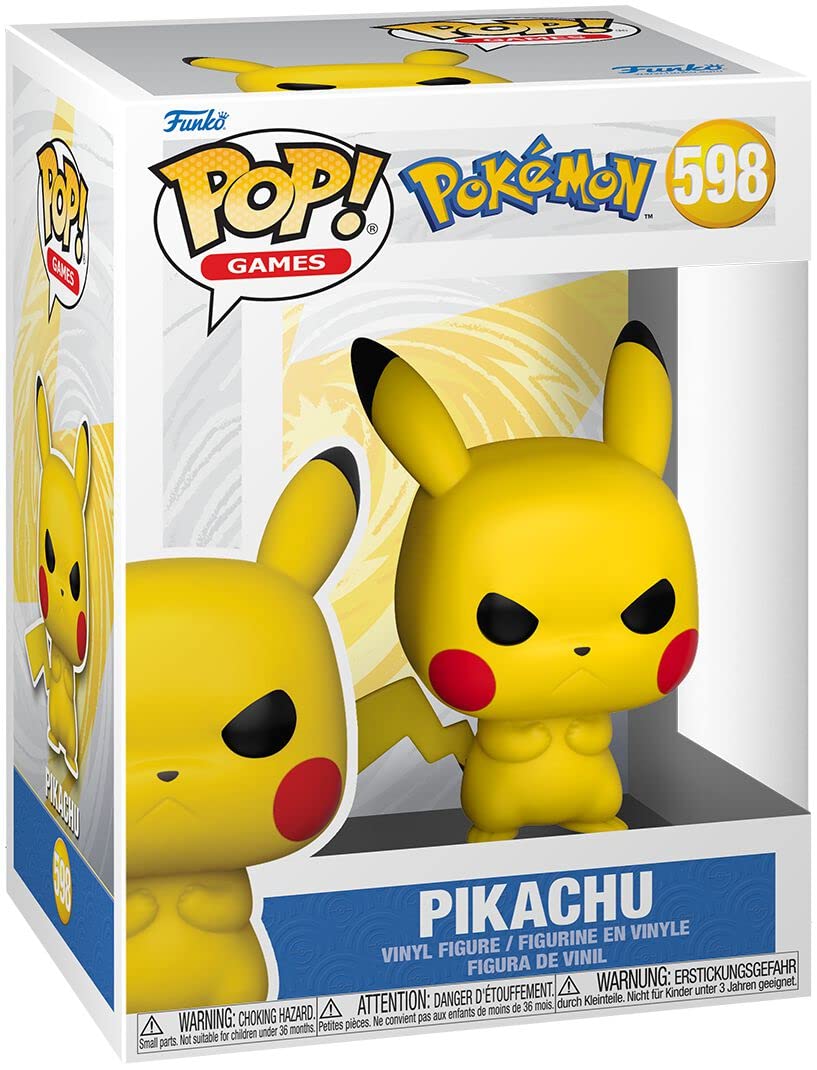 Funko POP Vinyl Pokémon Grumpy Pikachu Anime Toy Games Figure