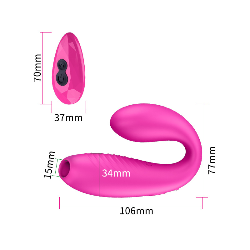 Clitoris Stimulator Vibrator Sucking Vibrating G-Spot Clitoris Stimulationor Clit Suckers Massager Wireless Remote Control Adult Sex Toy for Women Couples