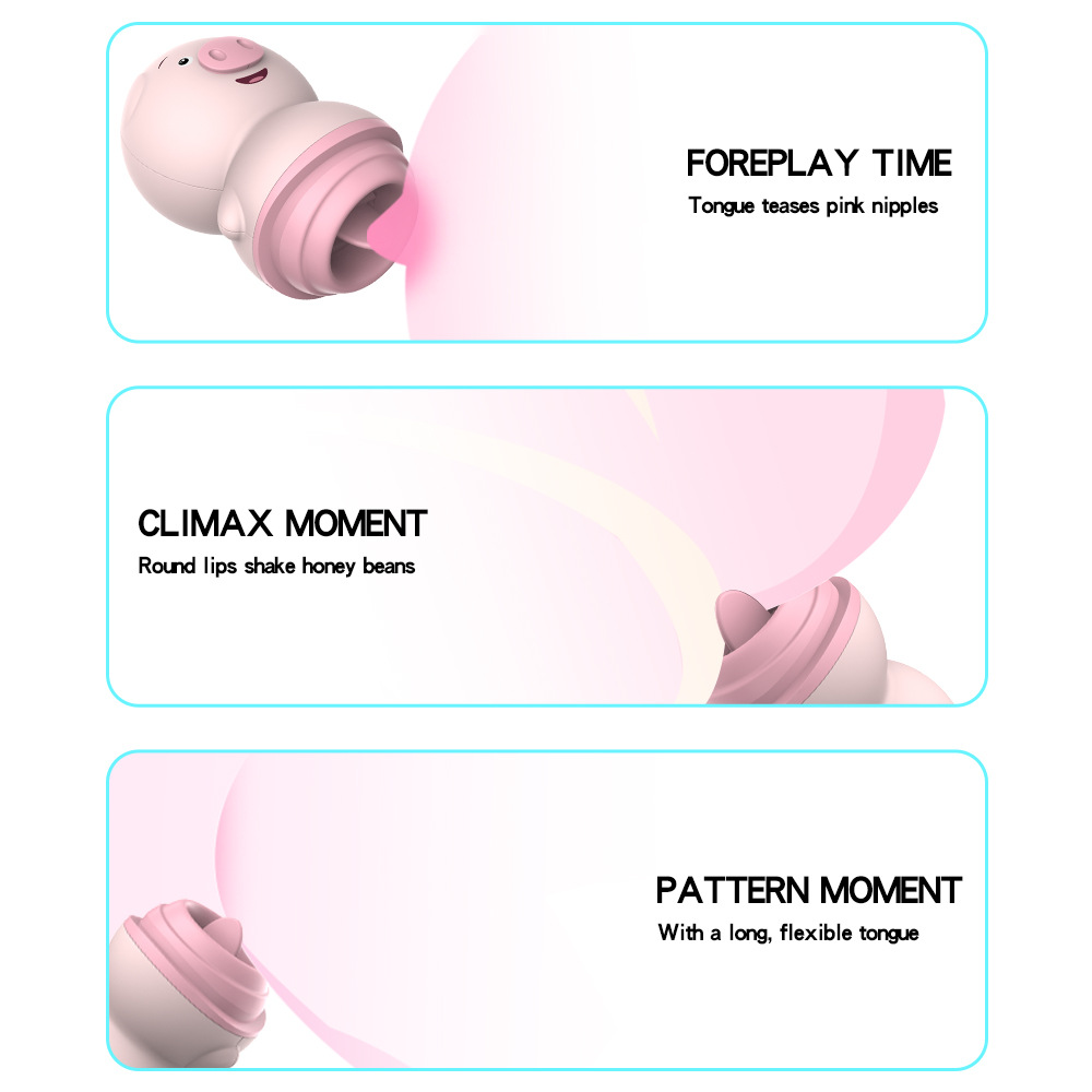 Sex Toys for Women Licking Tongue Vibrators G Spot Rabbit Vibrators Wand Massager Bullet Vibrator Adult Sex Toy Dildo for Clitoris Vagina Nipple Stimulator
