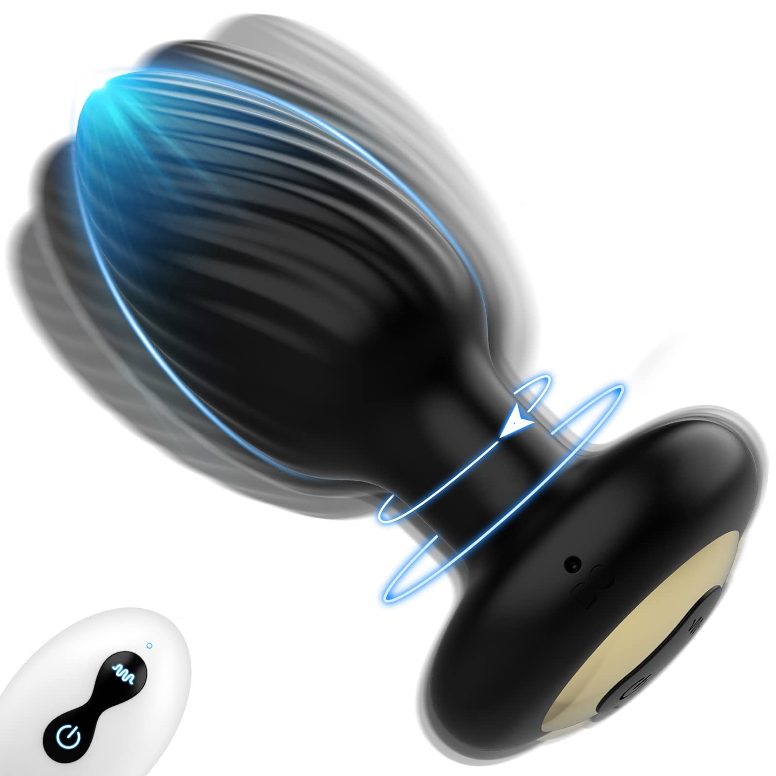 Anal Vibrators Sex Toys Anal Plug Prostate Massager Butt Plug G Spot Adult Masturbator Toys for Mens Couples Women Pleasure Remote Control with 7 Rotation and 7 Vibration