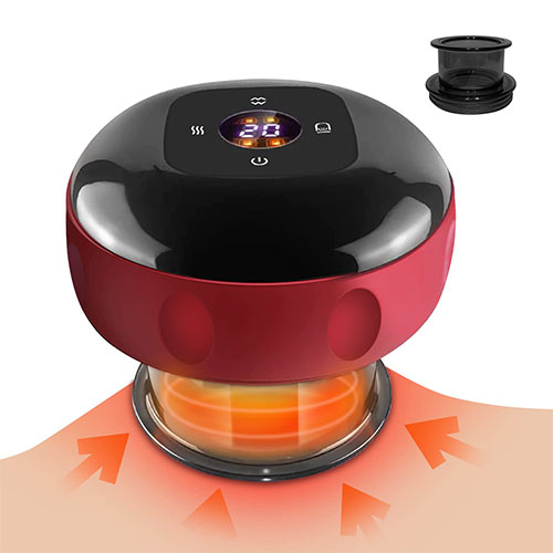 Intelligent Vacuum Cupping Massage Device Electric Heating Scraping Suction Cups