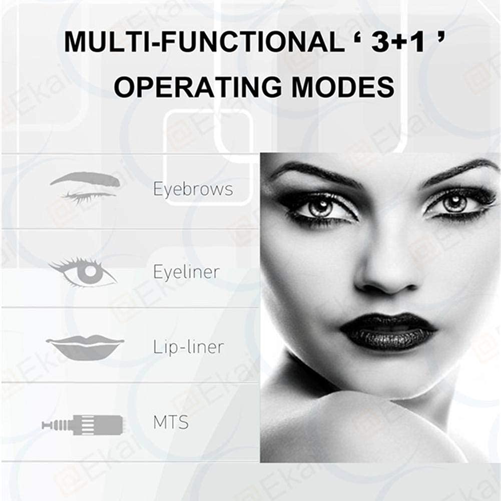 Digital Permanent Makeup Tattoo Machine Artmex V6 Portable Eye brow Lip Line Rotary Pen Professional Electric Microblading Pen MTS PMU System for Eyeliner Lip Eyebrow and Hairline Tattoo Skin Beauty Salon and Home Use