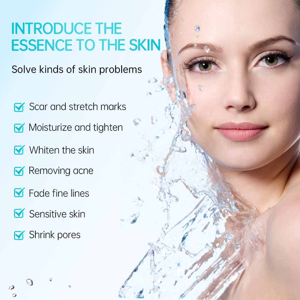 Derma Pen Hydra Pen H3 Automatic Applicator Serum Pen Wireless Microneedling Pen Professional Electric Skin Care Acne Wrinkle Removal Device Home Use with 12pcs Needle Cartridges