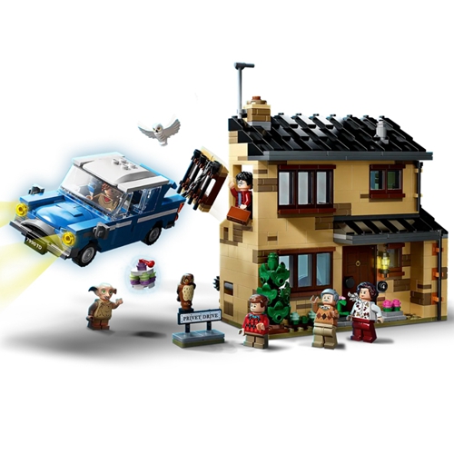 Harry Potter 4 Privet Drive House and Ford Anglia Car Toy Building Blocks