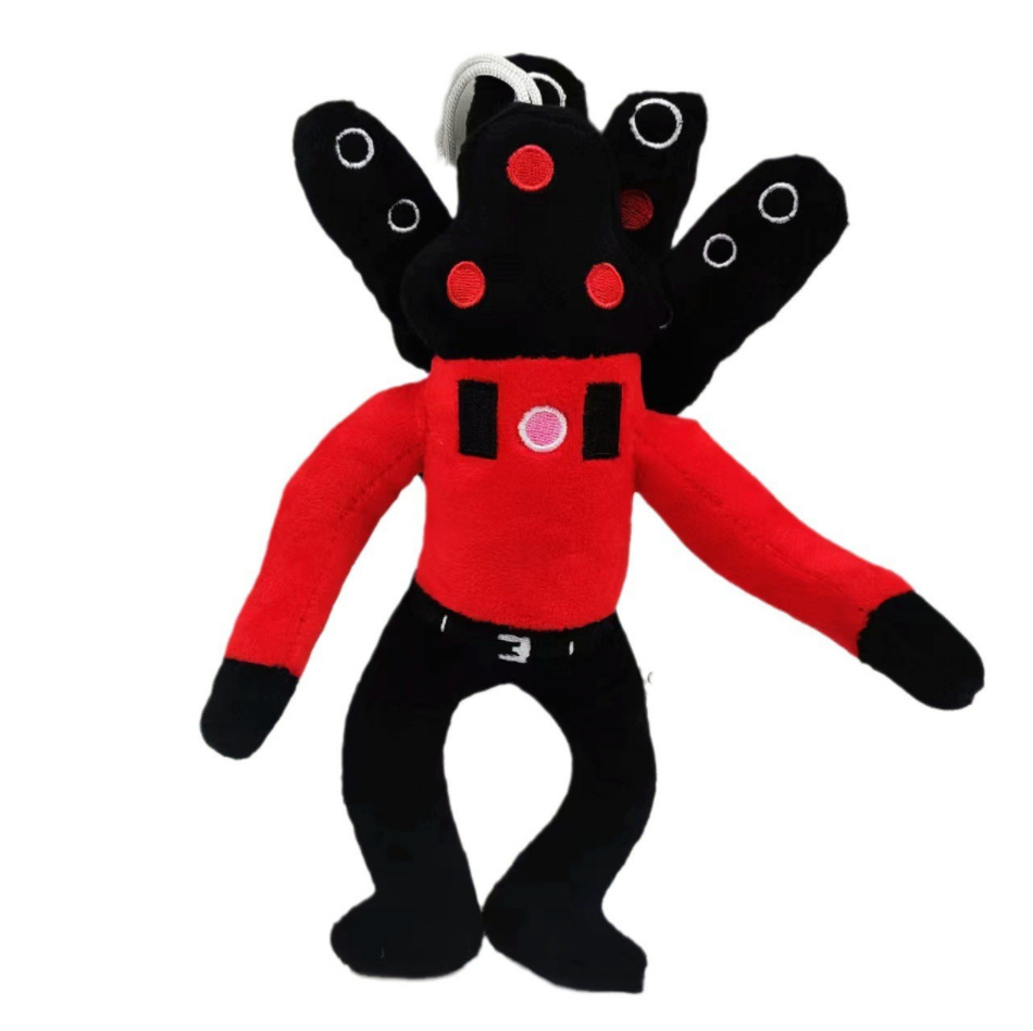 4PCS Skibidi Toilet Plush Toys Speakerman Bosses Plushies Toys Skibidi Toilet Head Plushies Toys for Fans and Friends Beautifully Stuffed Animals Doll Gifts