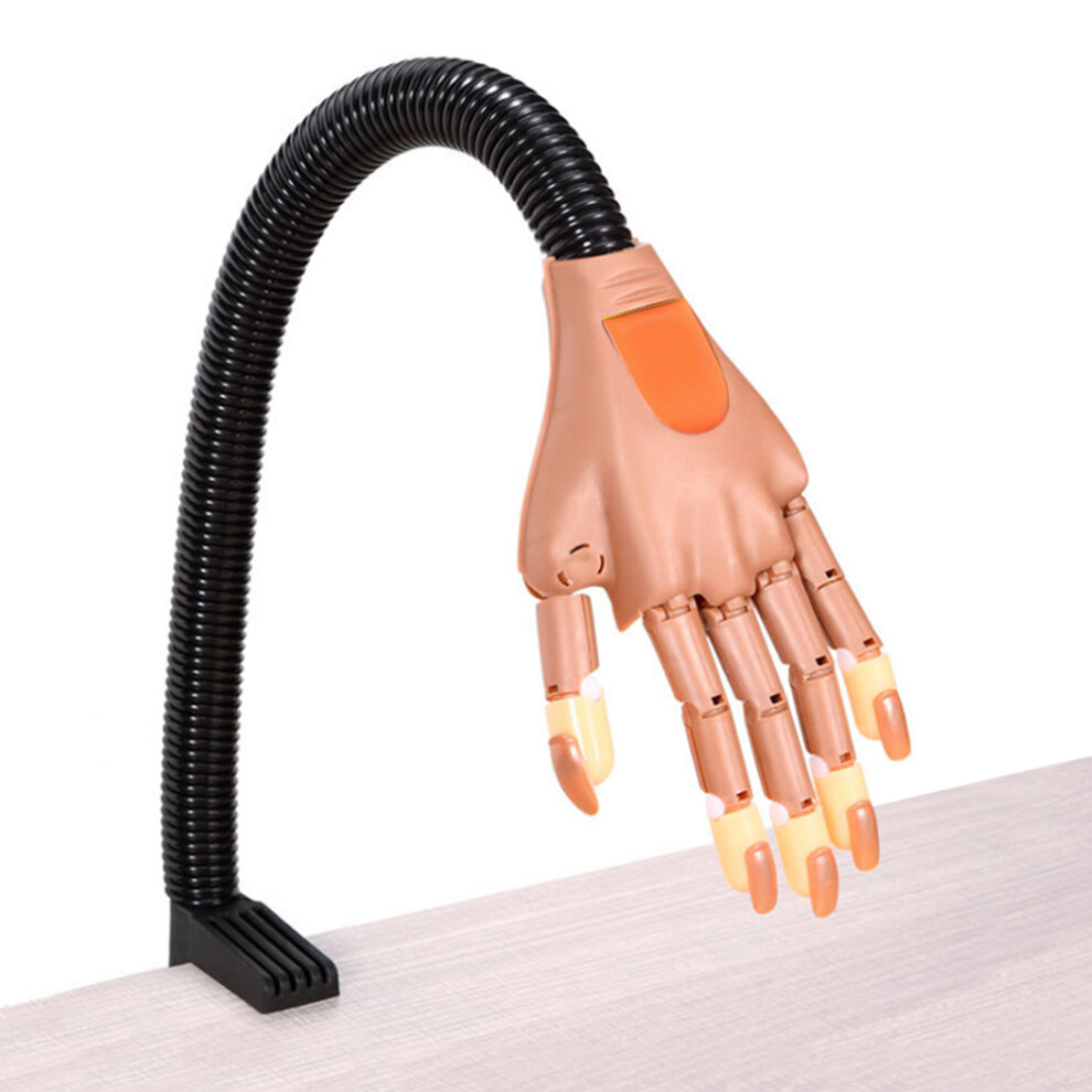 Practice Hand for Acrylic Nails, Flexible Nail Practice Hands Training Kits with 100pcs