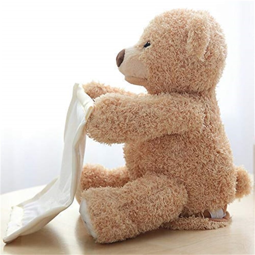 Interactive Kids Soft Toy Doll Peek Teddy Bear A Boo Plush Birthday