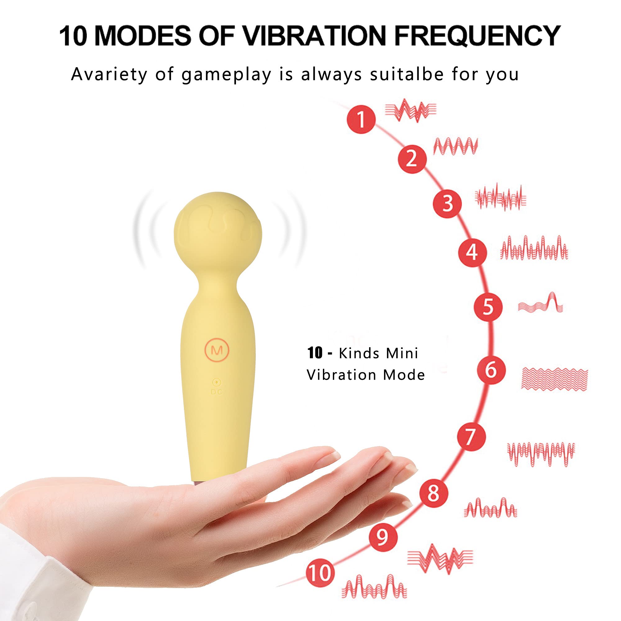 (Yellow) Classic Dildos Vibrators for Woman Men Adults G Spot Stimulator Dildos Female Masturbator Anal Butt Plug AV Wand Massager Erotic Goods Adult Sex Toys