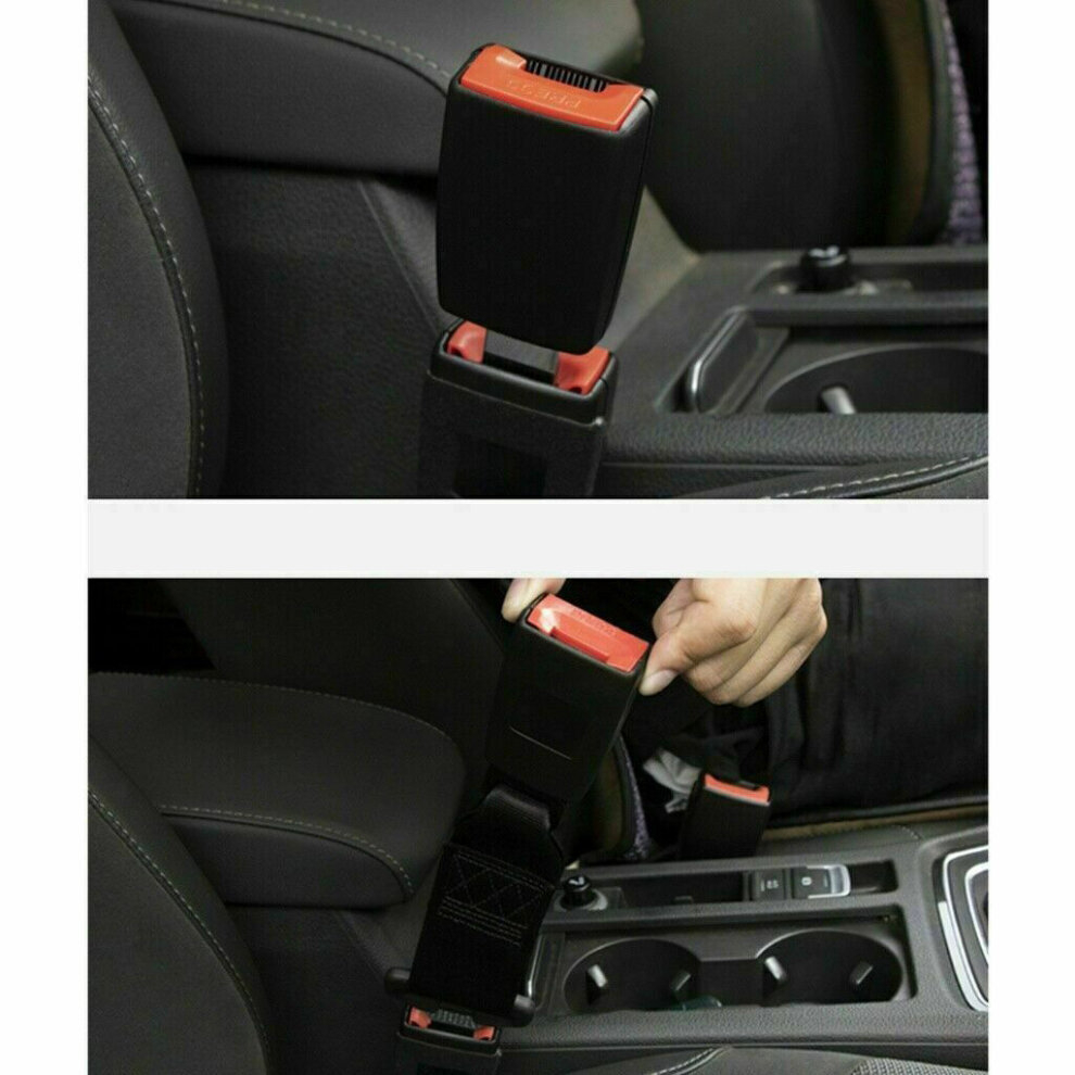 2X Car Universal Safety Seat Belt Extension Auto Seat belt Buckle Clip