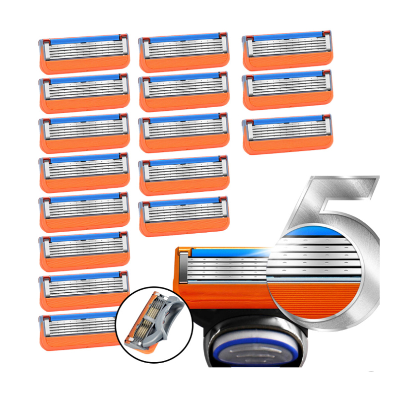 16PCS For Gillette Fusion 5 Manual Razor Replacement Blade