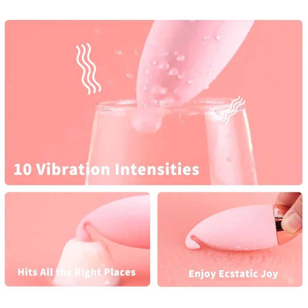 Cute Bullet Vibrator for Women G Spot Clitoris Simulator Vaginal Ball Anal Plug Vibrating Love Egg Female Masturbator Adult Sex Toys