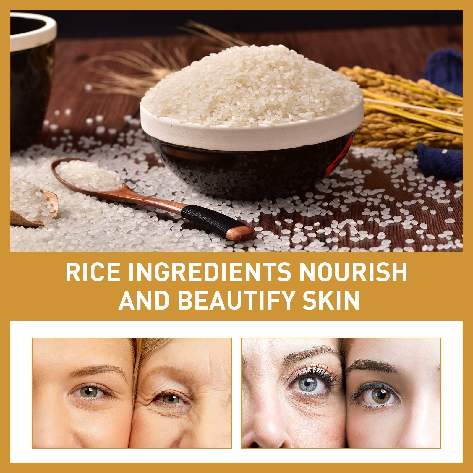 Rice Raw Pulp Serum Hyaluronic Acid Face Essence