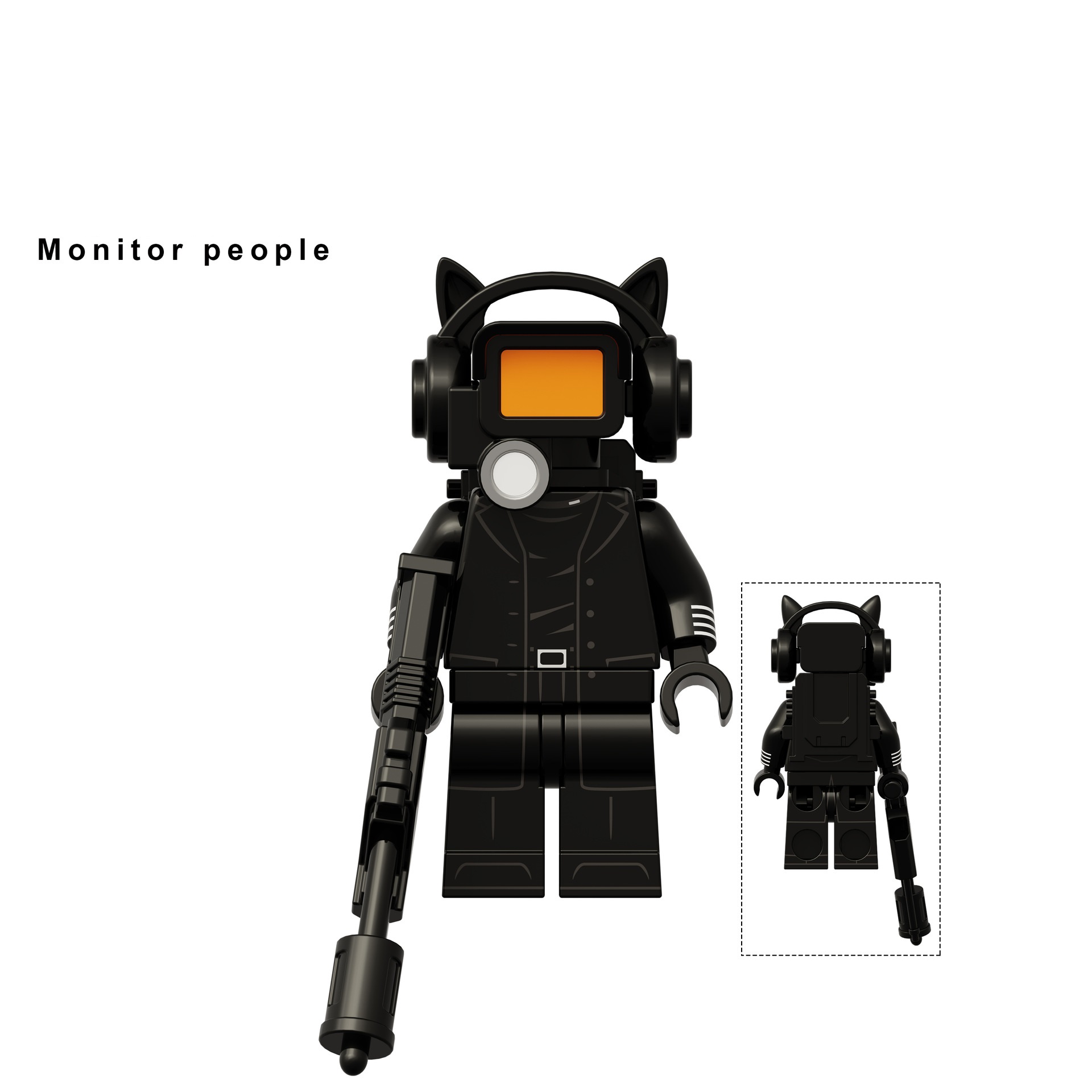 (Style B) Toilet Man Game Mini Figures Toy Building Blocks Set Construction Collection for Imaginative Games Decoration and Gifts for Kids