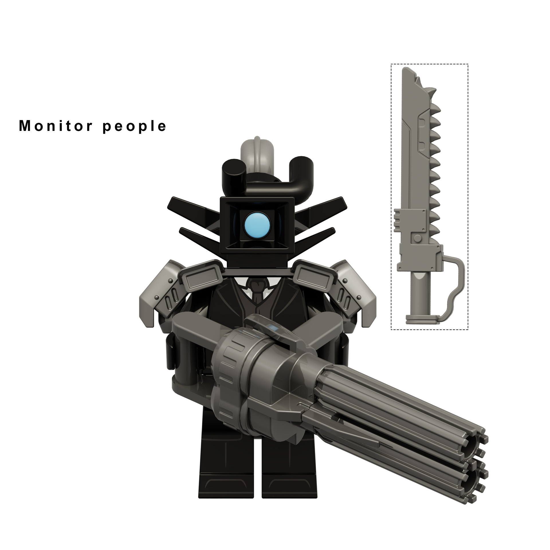 (Style B) Toilet Man Game Mini Figures Toy Building Blocks Set Construction Collection for Imaginative Games Decoration and Gifts for Kids