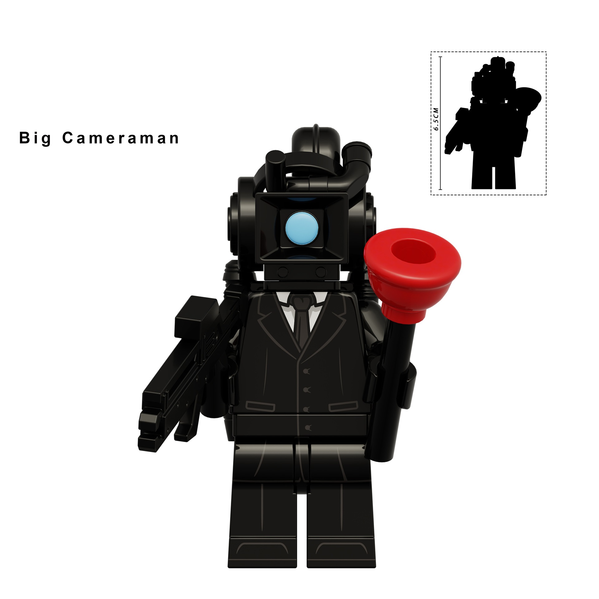 (Style B) Toilet Man Game Mini Figures Toy Building Blocks Set Construction Collection for Imaginative Games Decoration and Gifts for Kids