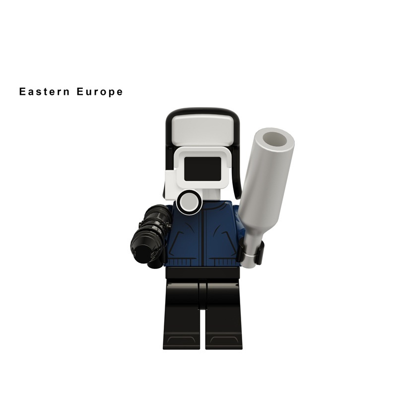 (Style B) Toilet Man Game Mini Figures Toy Building Blocks Set Construction Collection for Imaginative Games Decoration and Gifts for Kids