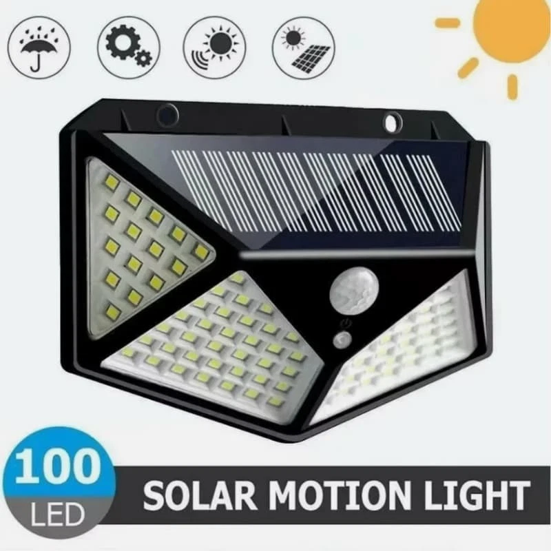 Solar Security Lights with Motion Sensor 3 Mode Outdoor Wall Light