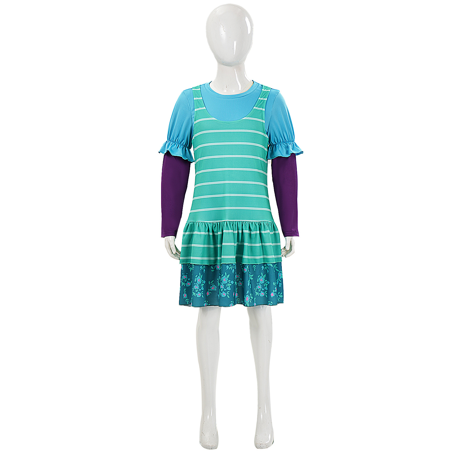 (150CM) Kids Bonnie Costume Toy Story Dress for Girls Halloween Party Roleplay Outfit