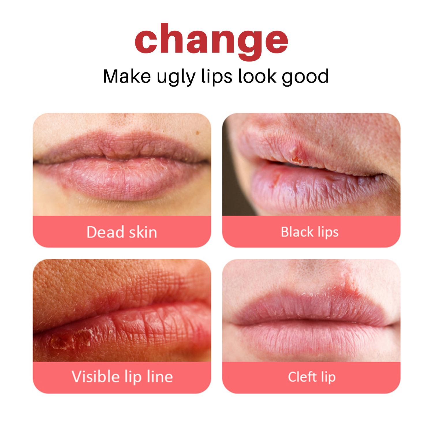 Lip Balm Gentle Moisturising Dark Lip Corrector Lip Care Treatment for Daily Home Use Natural 10g