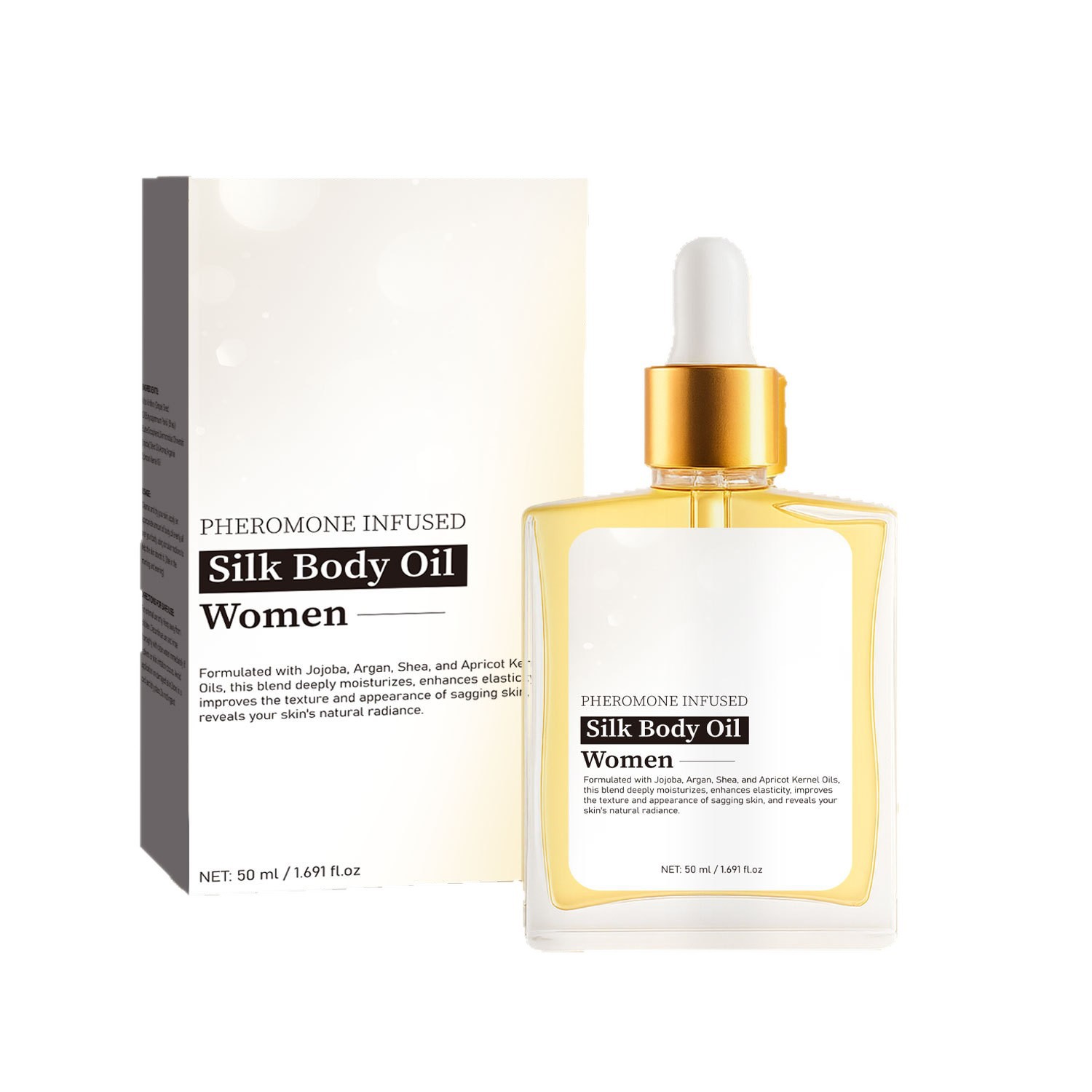 Silk Body Oil For Dry Skin Nourishing Hydration And Gentle Moisture Care Daily Smoothing Treatment Oil